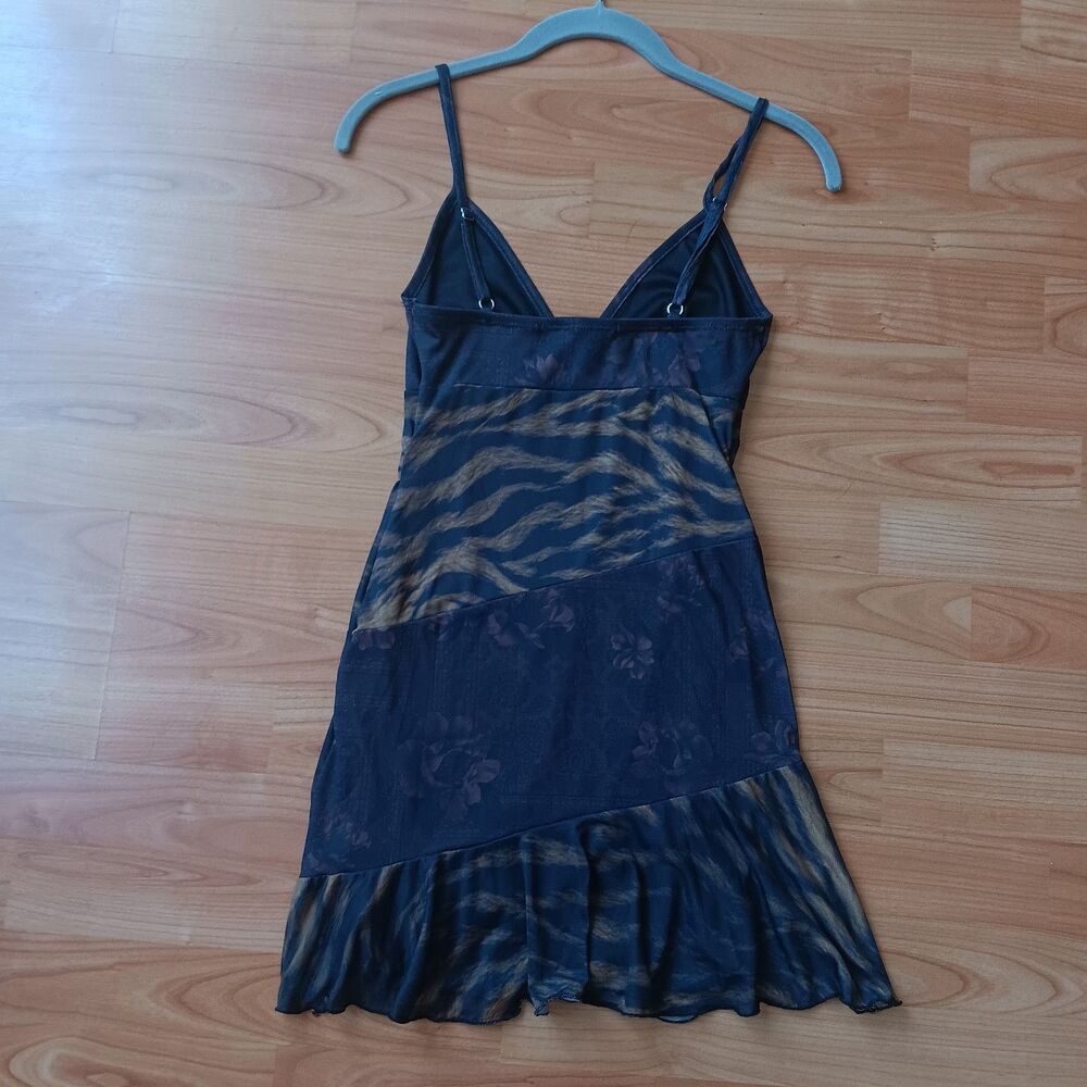 Third Charm Fairy Grunge Mesh Mini Babydoll Dress Size‎ XS Going Out Black - Picture 2 of 6